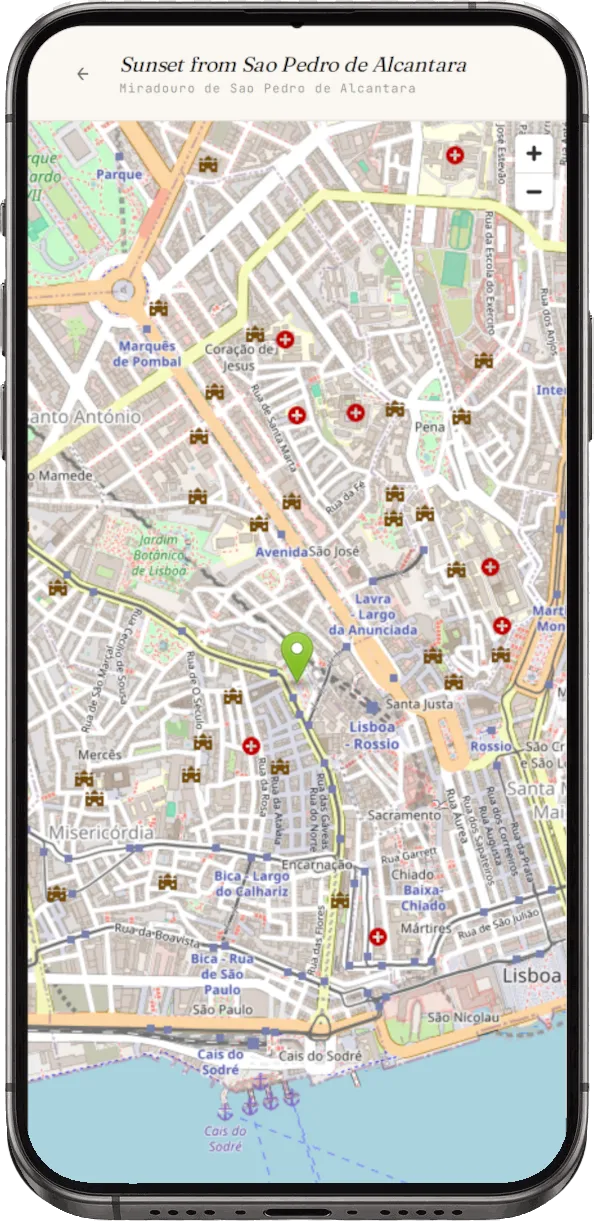The StepOut app: the plans happening near you, as a list and on the map